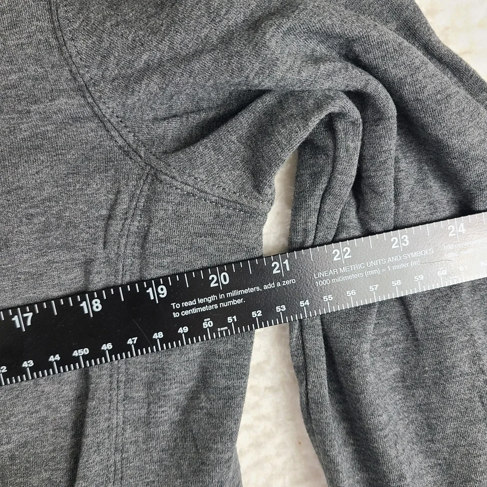 Polo Ralph Lauren Sweater Mens Small Dark Gray BIG‎ LOGO Sweatshirt VTG